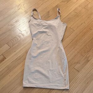SPANX Cream Slip Dress